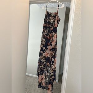 Small floral lulus high-low dress